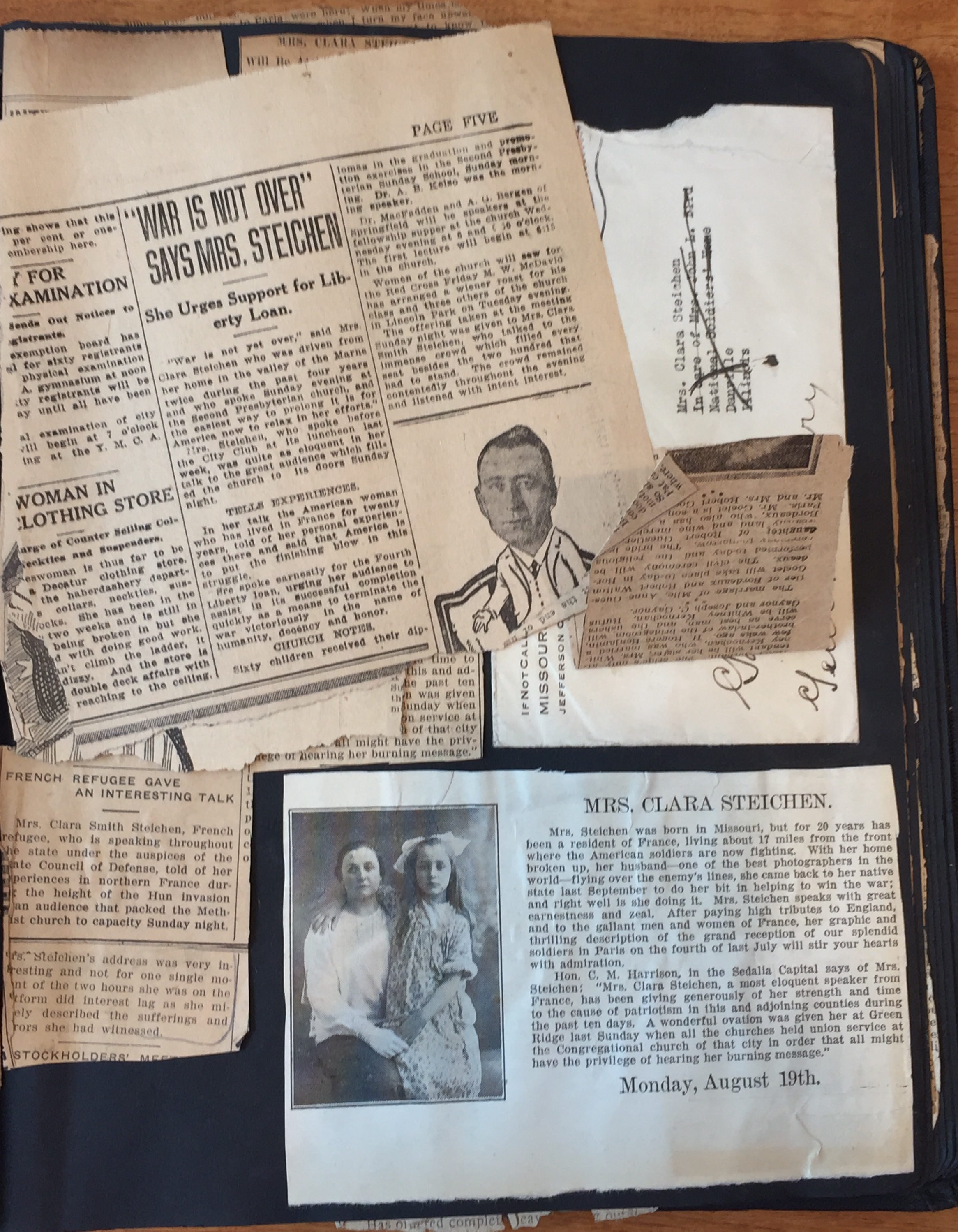 Clara Smith Steichen Scrapbook