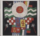 “Collection of numbers, designs and letters …” by Marsden Hartley