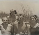 Lawrence Langner, Fania Marinoff (Mrs. Carl Van Vechten), Eugene O’Neill , Armina Marshall (Mrs. Langner) (ZA Van Vechten)