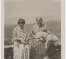 Alice B. Toklas and Gertrude Stein with Pepe and Basket, [1932]