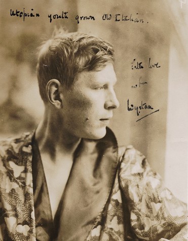 Undated photograph of W. H. Auden.