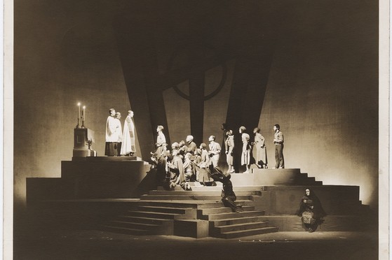 A photograph of the first production of Owen Dodson’s Divine Comedy.