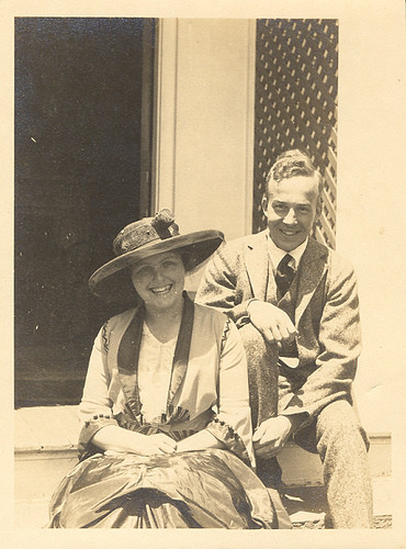 Ada Hitchcock MacLeish and Archibald MacLeish on their honeymoon in 1916.