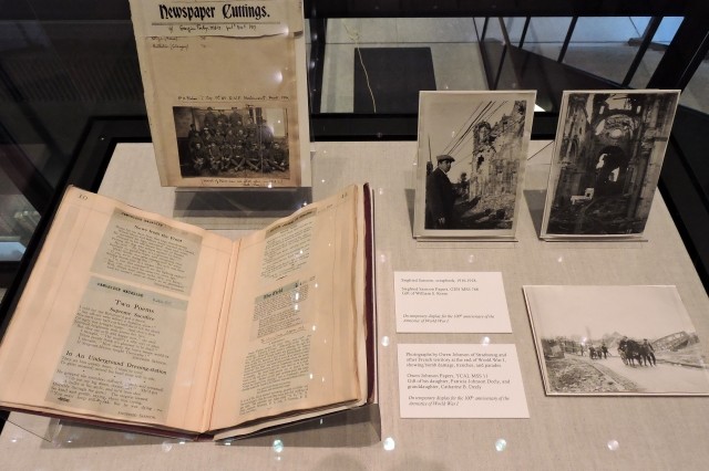 beinecke displays world war