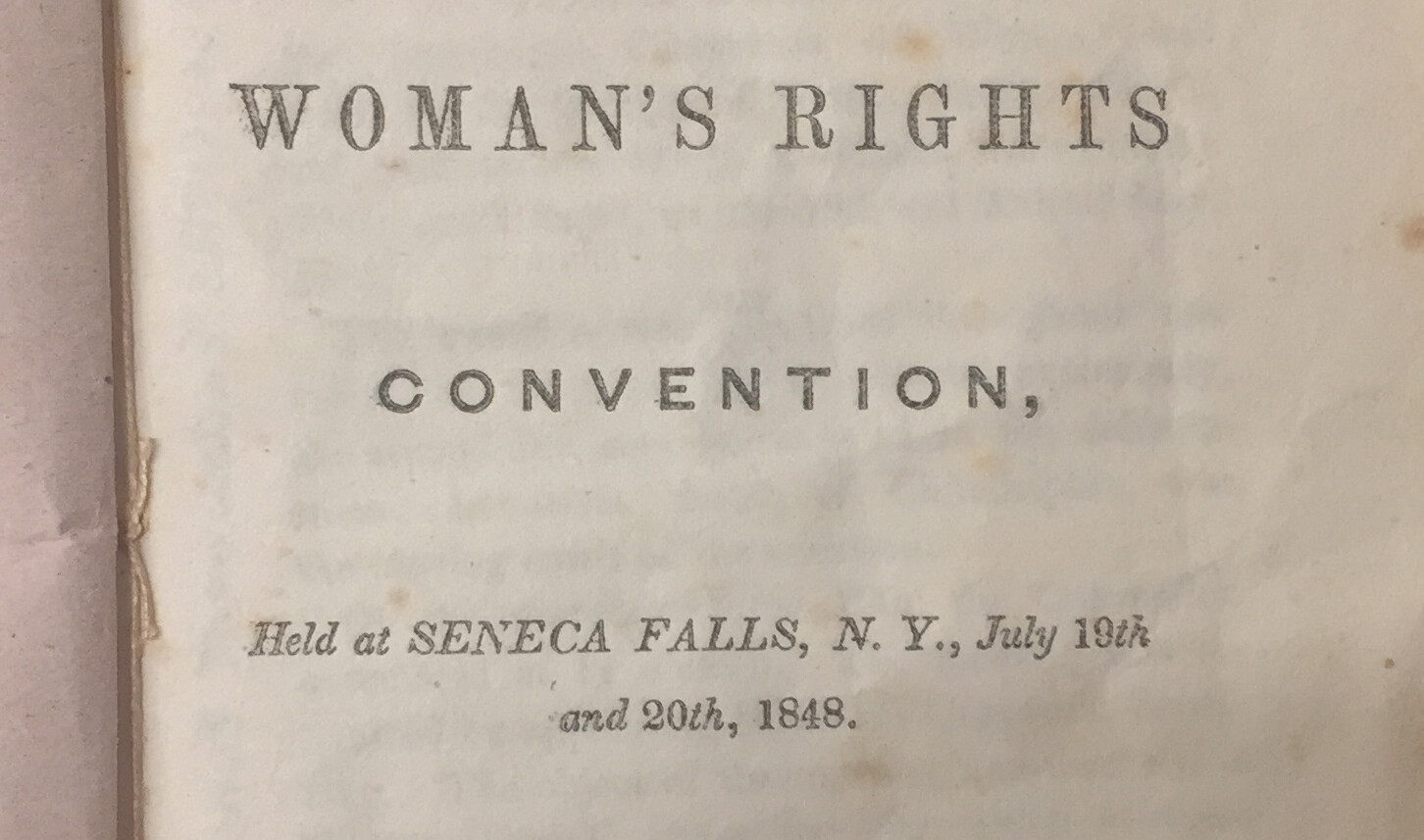 1848 Seneca Falls Woman's Rights Convention Declaration read by U.S. Congresswoman Rosa DeLauro | Beinecke Rare Book & Manuscript Library