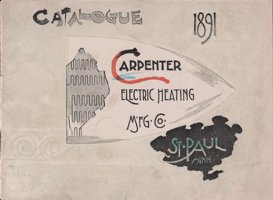 Cover of Carpenter Electric catalog