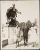 Photograph of Zora Neale Hurston, Langston Hughes, & Jessie Fauset, 1927 -- Tuskegee summer  From: Langston Hughes papers 
